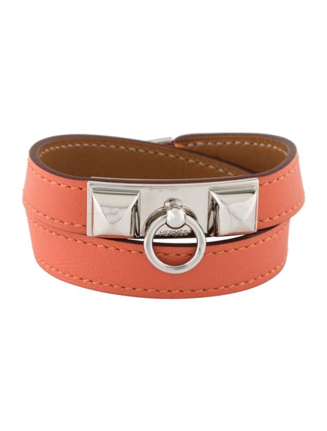 hermes leather bracelet womens|hermes leather wrap around bracelet.